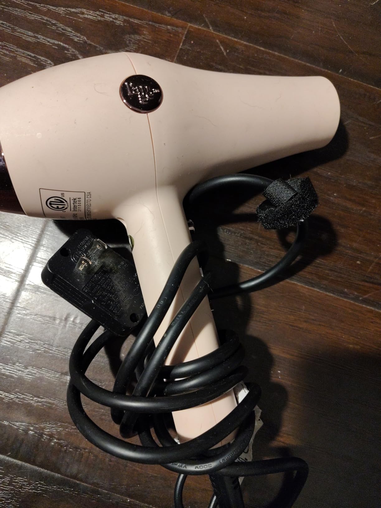 L’Ange Hair Soleil Professional Hair Dryer | Fast Drying Ionic Blow Dryer for Frizz-Free Results | 3 Heat Settings with Cool Shot Feature | Lightweight Hairdryer with Concentrator 1875W | Black customer photo 1