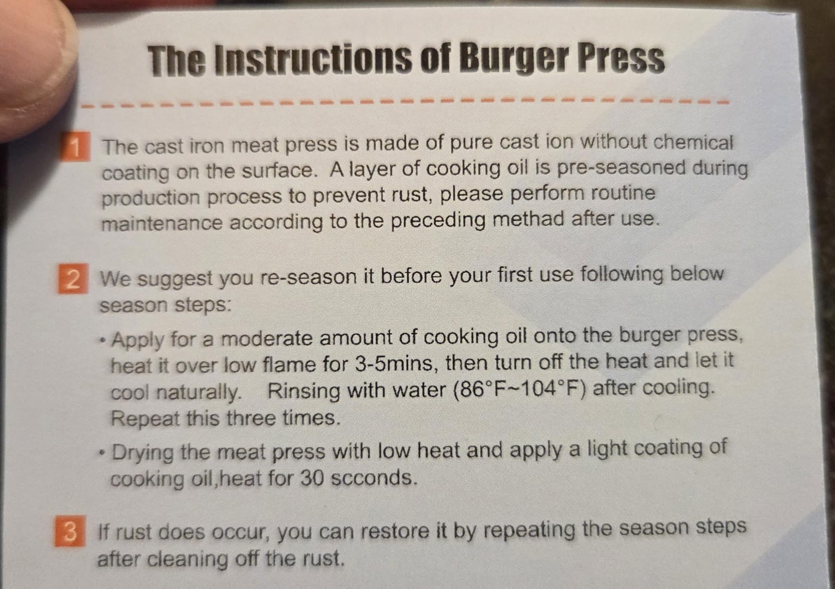 EWFEN Burger Press, 7