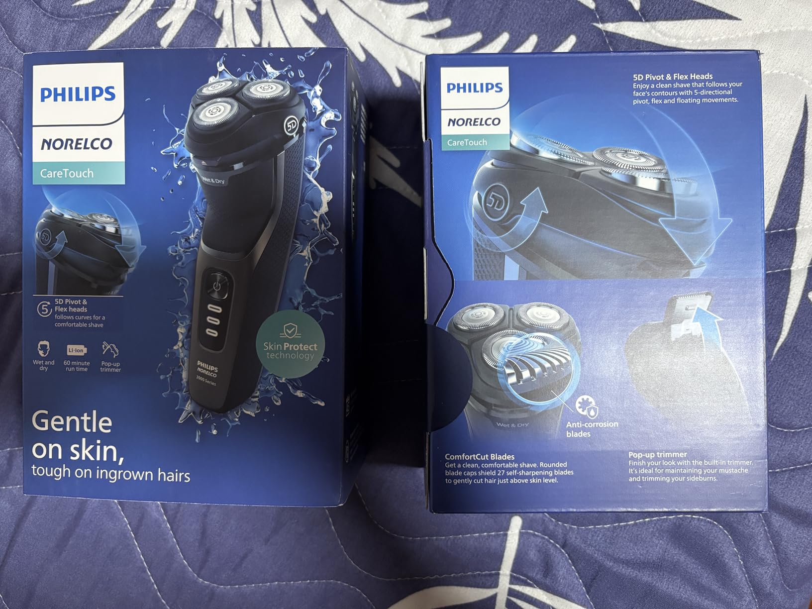 Philips Norelco CareTouch Electric Shaver, Ash Gold customer photo 1
