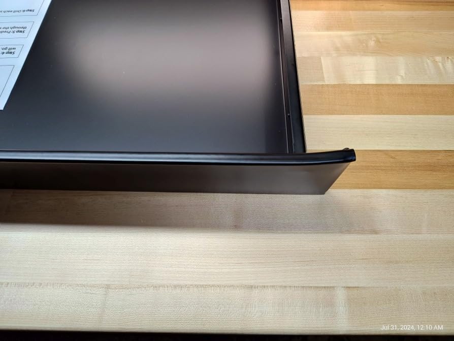 Large 23.6 Inch Under Desk Drawer Slide Out, Pencil Drawer, Undermount Desk Drawer, Under Counter Drawers, Attachable Desk Drawer, Drawer For Under Desk, Undermount Drawer, Under Desk Pull Out Drawer customer photo 2