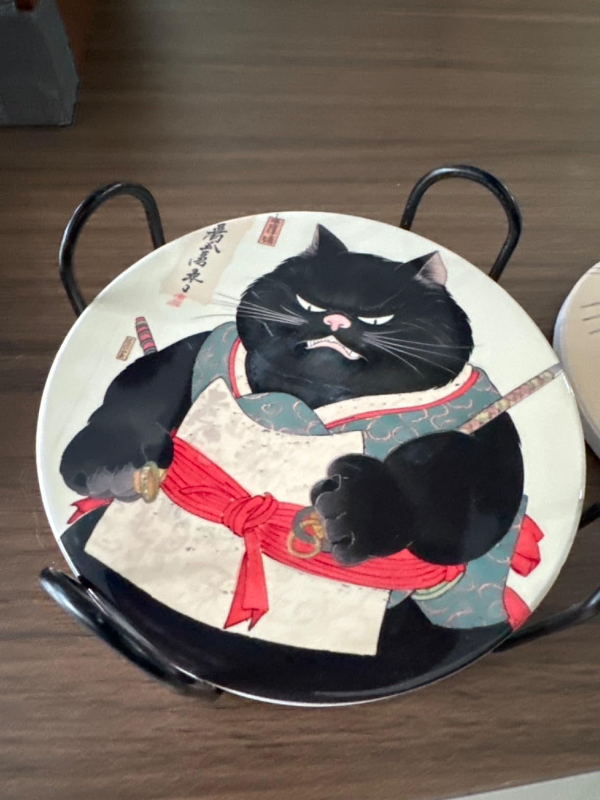 Ninja Cat Coasters Set of 6 - Funny Coasters Anime Cat Gifts for Men customer photo 1