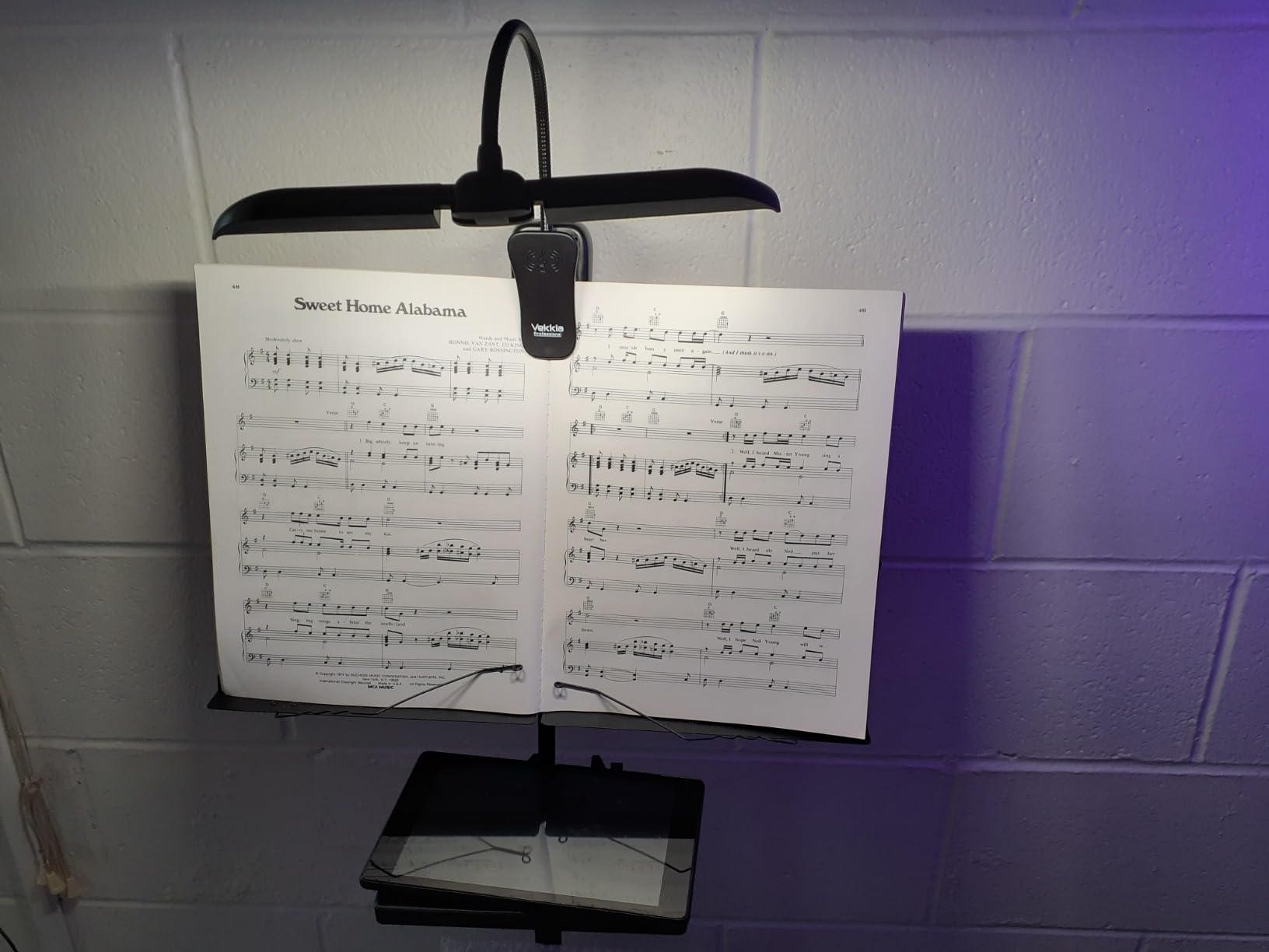 Vekkia 64 Led Rechargeable Music Stand Light - Folding Clip On Piano Lamp customer photo 1