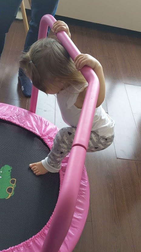 BCAN SP1 36'' Kids Toddler Trampoline Indoor, Foam Handle | FED Fitness customer photo 1