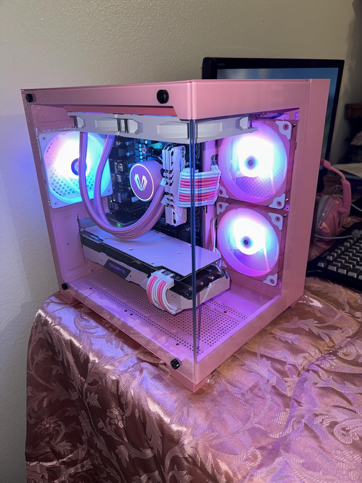 Sirlyr PSU Extension Cable Kit - Custom Sleeved Power Supply Mod for PC Build 16AWG 24Pin ATX/8 (4+4) Pin EPS CPU/8 (6+2) Pin PCI-E GPU PSU - White Purple 5 Kits customer photo 2