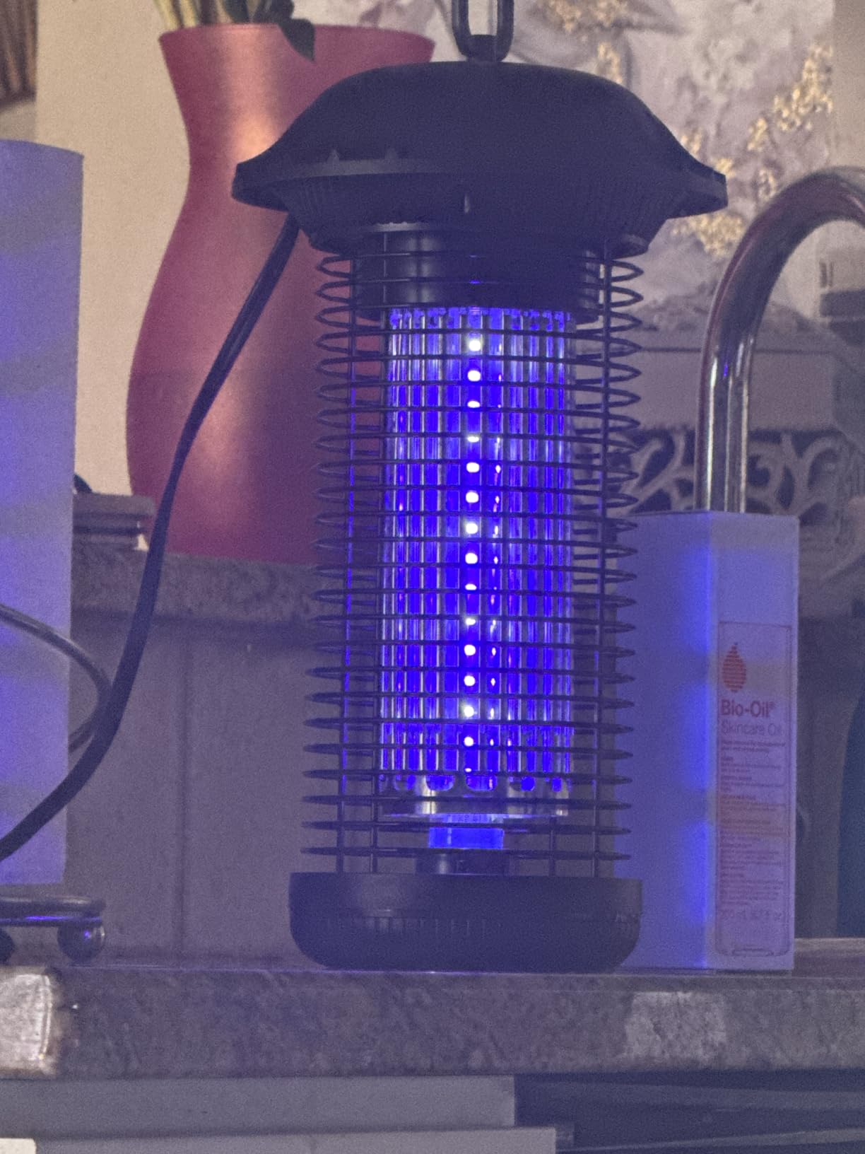 Buzbug LED Bug Zapper Indoor Outdoor, Up to 50000 Hrs Lifespan Lamp, Energy Saving & Dual Band Attraction, 5.6 ft Power Cord, High Voltage Mosquito Fly Zapper Trap Killer -MO008C customer photo 2