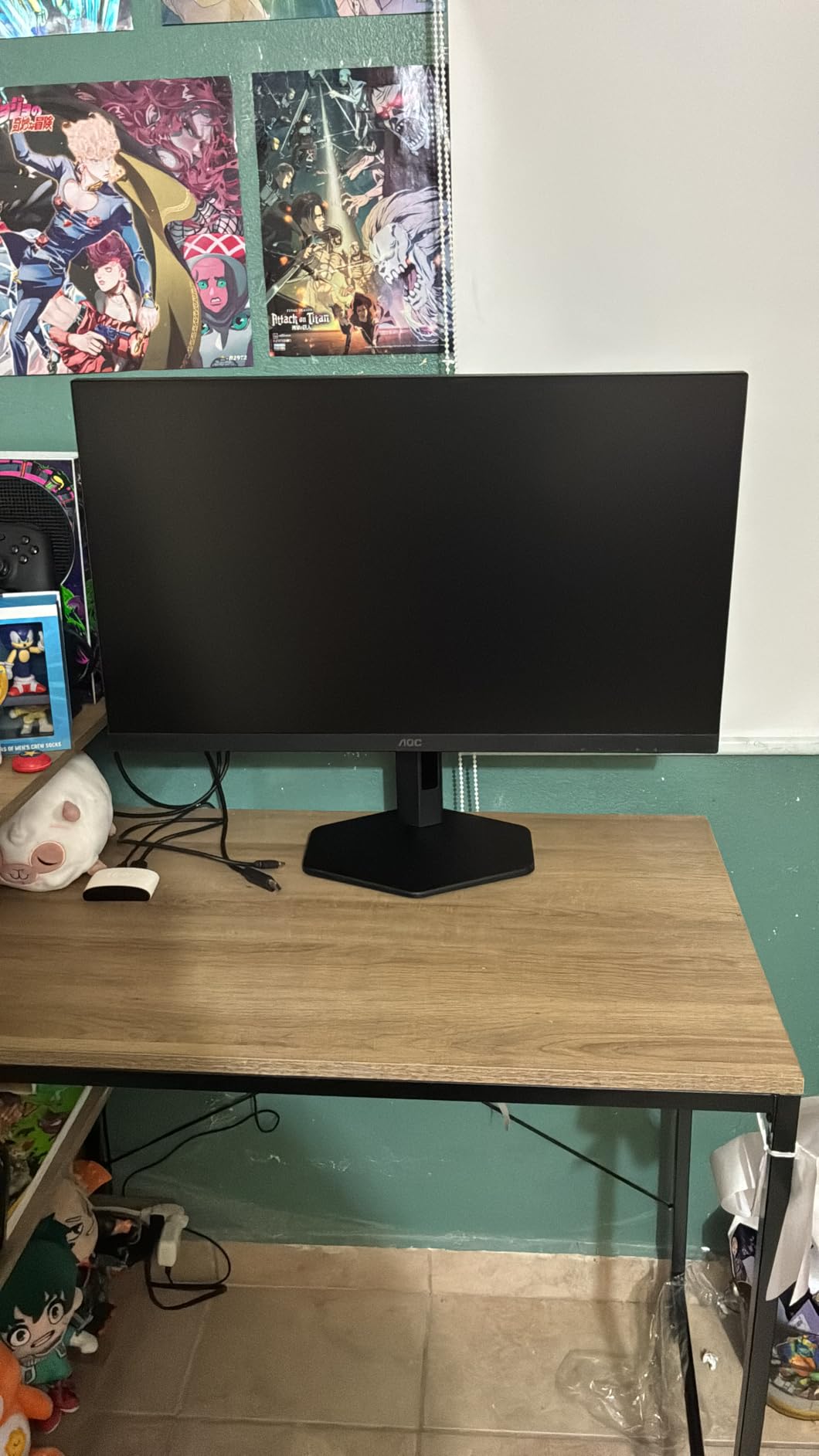 AOC 27 Inch Gaming Monitor 2K QHD 180Hz VA 1ms HDR, Q27G4XN | 2560x1440 Computer Monitor, Adaptive Sync, DP 1.4, HDMI 2.0, Height Adjustable, Earphone Out, VESA, 3-Year Zero-Bright-Dot customer photo 1
