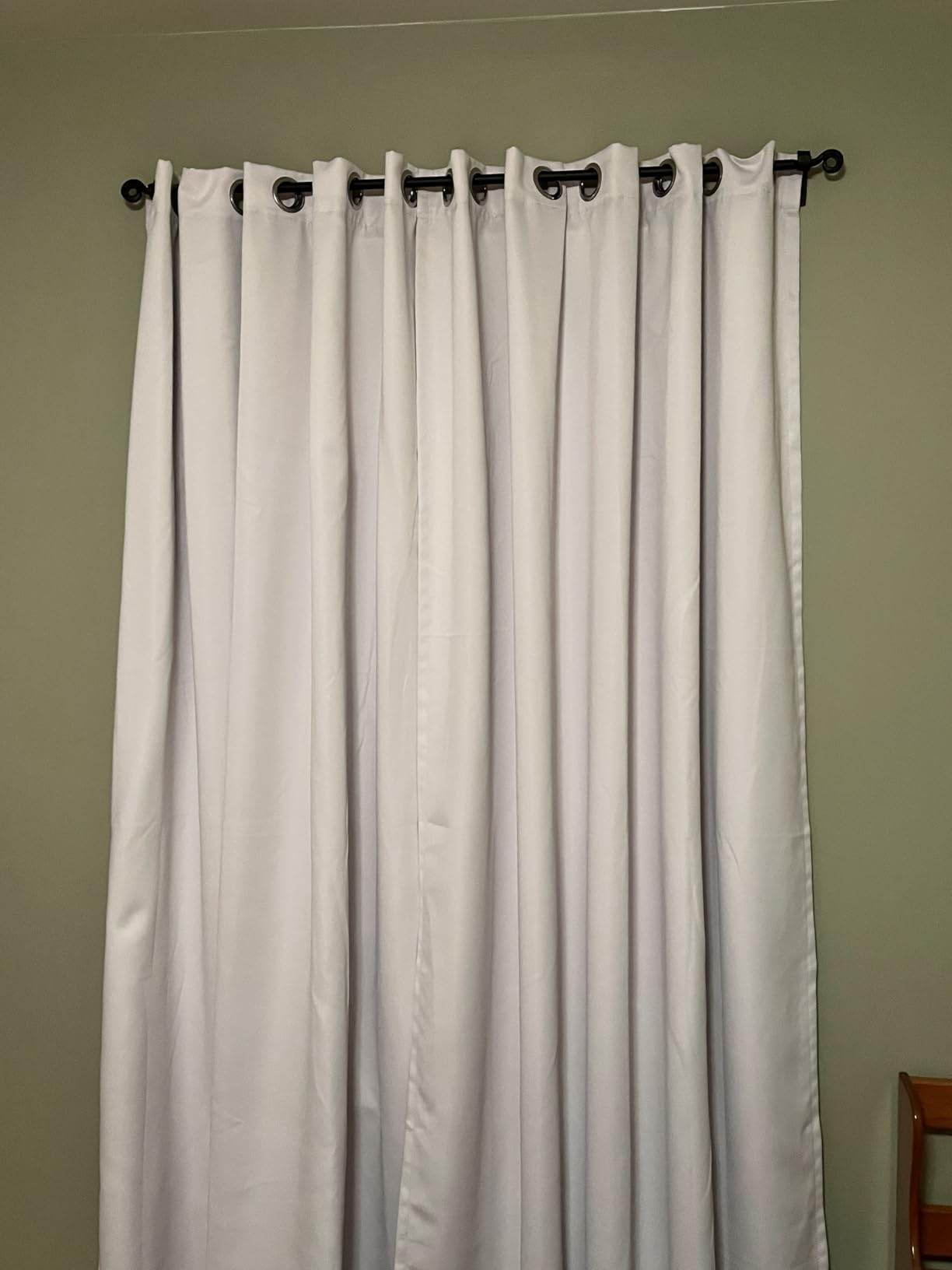 BGment Thermal Insulated 100% Blackout Curtains 63 Inch Length 2 Panels, Total Light Blocking Curtains for Bedroom, Grommet Window Drapes with Thick Black Liner, 42 Inch Wide Each Panel, Champagne customer photo 2