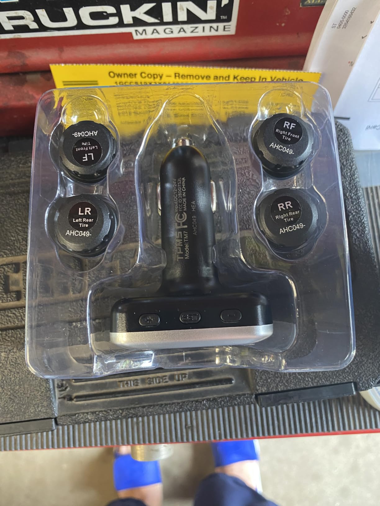 Tymate TM7 RV Tire Pressure Monitoring System, TPMS Set of 4 Sensors customer photo 1
