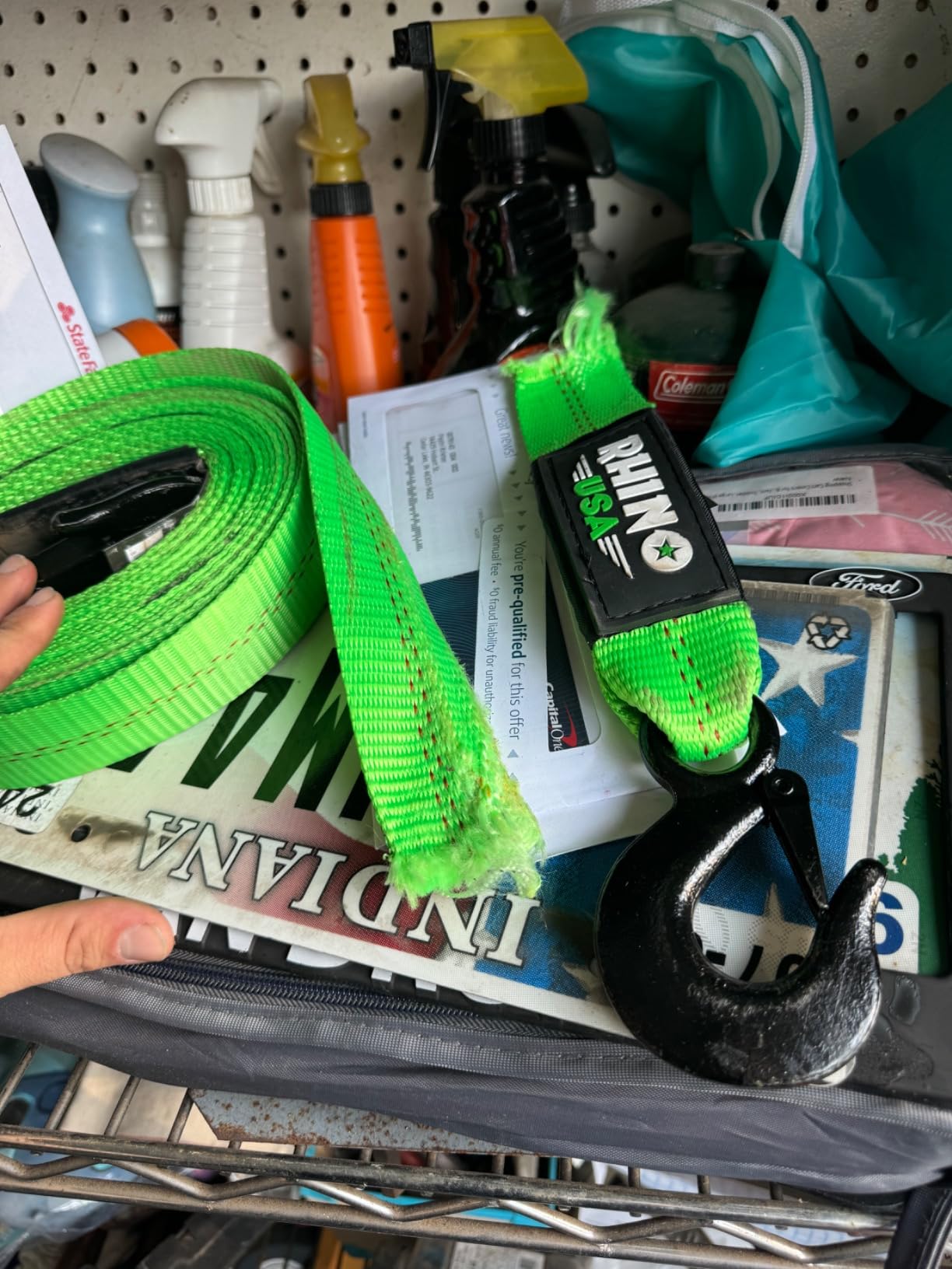 Rhino USA Tow Strap with Hooks (2in x 20ft) - 10,321lb Roadside Recovery customer photo 1