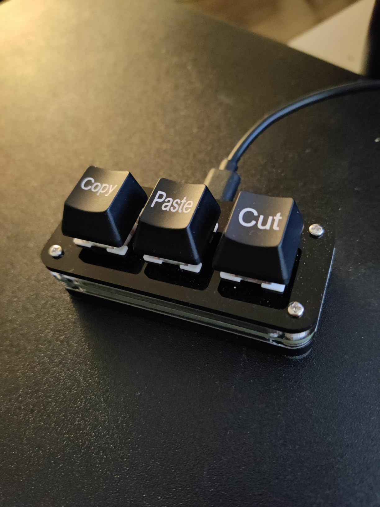 OSU Keypad HotSwap One Handed Mechanical Gaming Keyboard Backlit Mini USB Keypad for Accounting Working or Rhythm Games (4-Key) customer photo 1