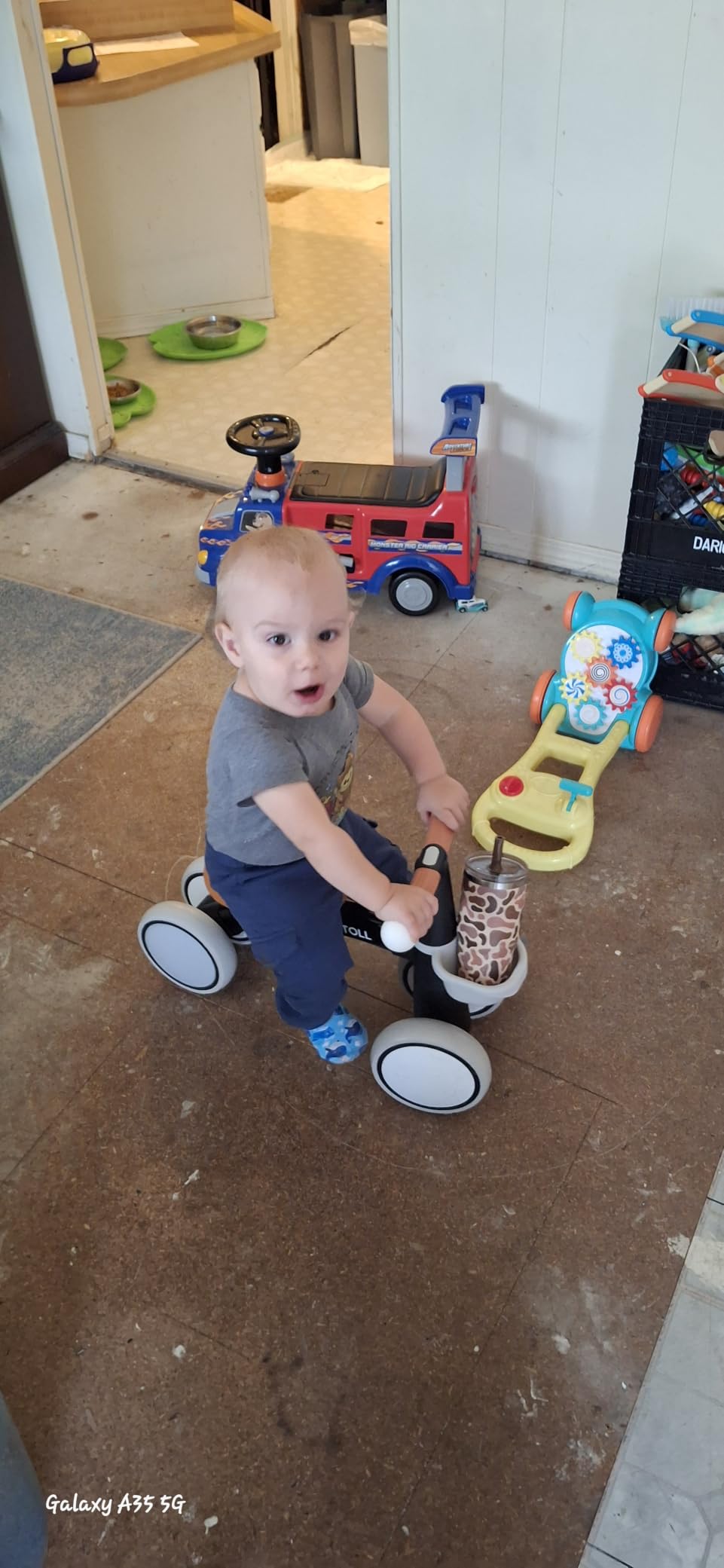 Umatoll Baby Balance Bike Toy for 1 Year Old Boy Girl, First Birthday Gift customer photo 2