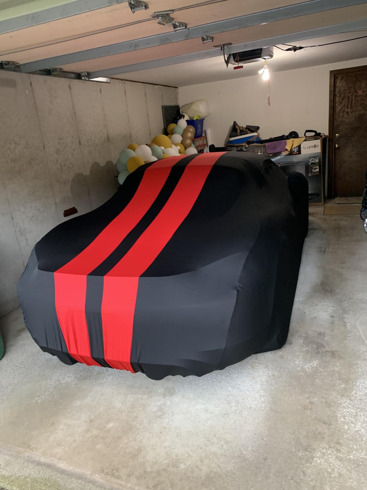 Indoor Car Cover Custom Fit for 1994-2026 Ford Mustang Luxurious Soft Stretch Satin Car Cover Breathable Dust-Proof for Underground Garage, Car Show customer photo 2