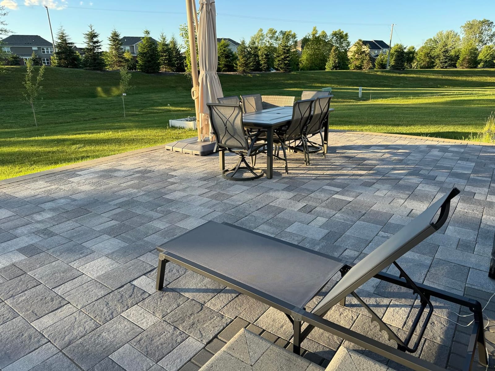 Ciokea Aluminum Chaise Lounge Ourdoor - Foldable & Assemble Free Outdoor Lounge Chair with 5 Adjustable Backrest, Patio Lounge Chair for Outside Poolside Beach Pool, Khaki customer photo 1