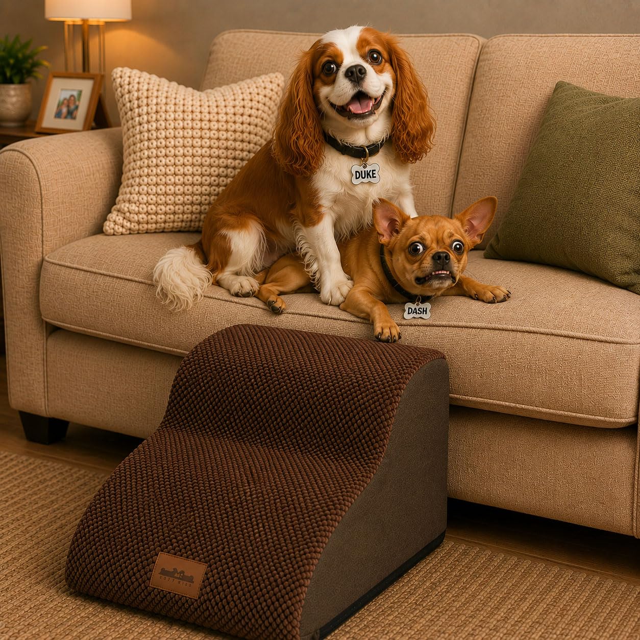 COZY KISS Dog Stairs for Small Dog 19.7
