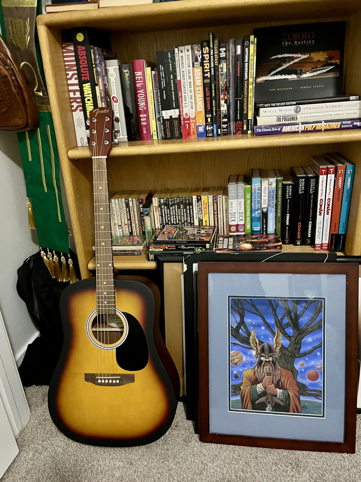 Fender FA-25 Dreadnought Acoustic Guitar, Beginner Guitar, with 2-Year Warranty, Includes Free Lessons, Sunburst customer photo 1