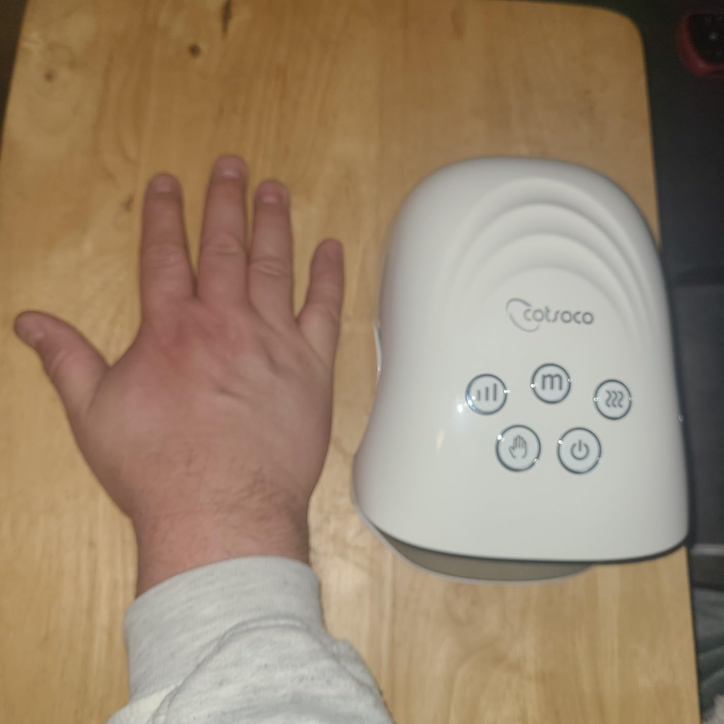 cotsoco Upgraded Hand Massager, Cordless Hand Massager with Heat & Compression for Arthritis and Carpal Tunnel, Relaxation at Home, Office, Outdoors, Gift for Men and Mom customer photo 2