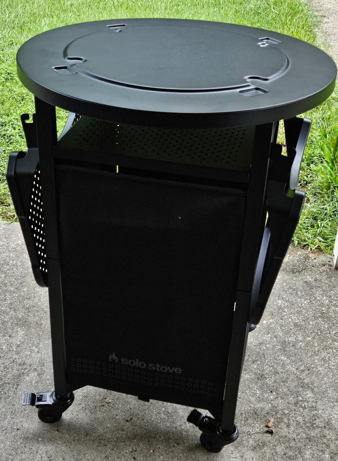 Solo Stove Pizza Oven Cart for Outdoor Pi Pizza Ovens | Portable Pizza Oven Table, Compatible with the entire Pi family, Locking Wheels, Foldable Shelves, Steel, Height: 35.75 in, Weight: 43 lbs customer photo 1