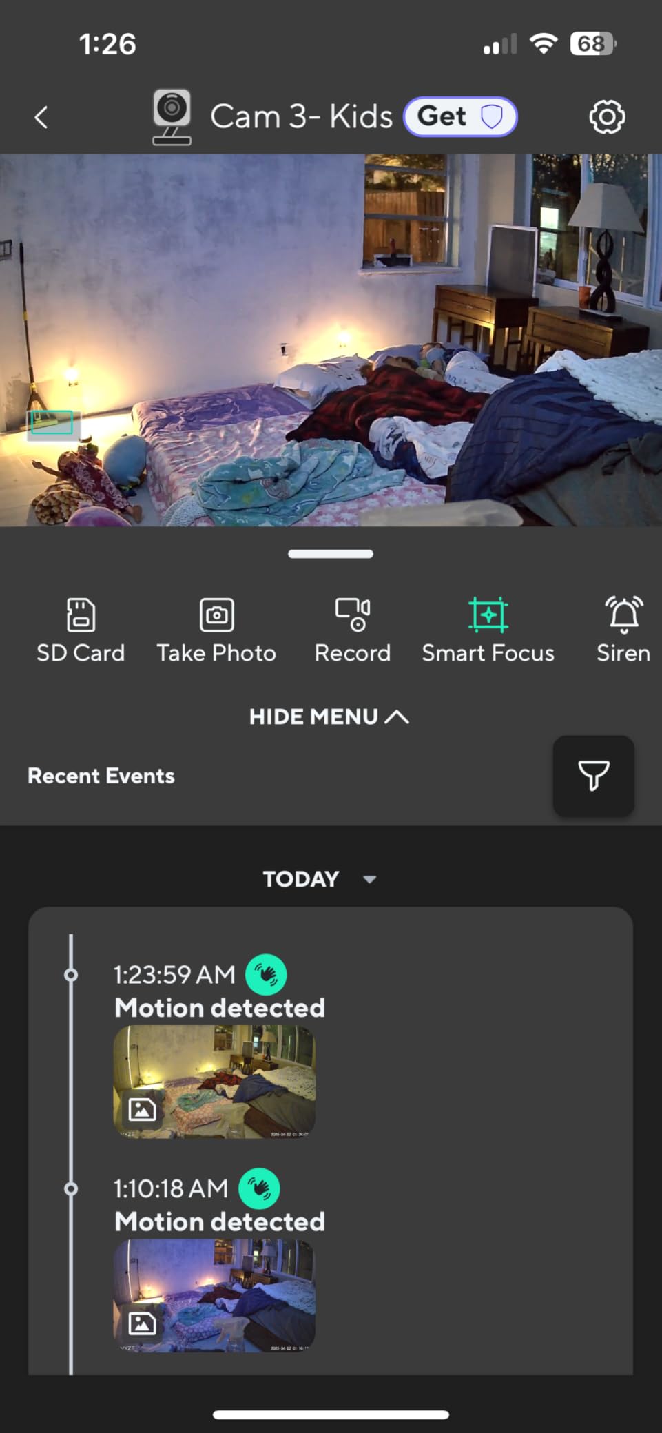 Wyze Cam v4 (Latest Model), 2.5K AI Security Camera, Indoor/Outdoor Cameras for Home Security, Baby Monitor & Pet Camera, Color Night Vision, No Subscription Required (2 Pack) customer photo 1
