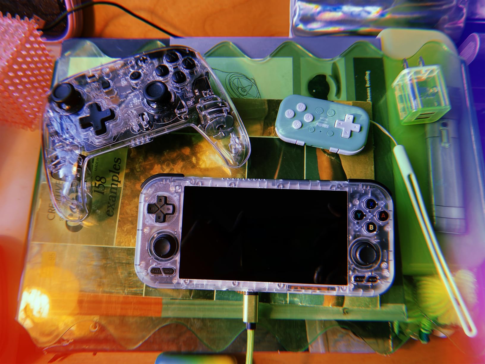 Retroid Pocket 4/4Pro Retro Game Handheld - Android Console with Multiple Emulators, 4.7 Inch Display, 5000mAh Battery - Classic Games Console (RP4 Pro, Black, D1100) customer photo 2