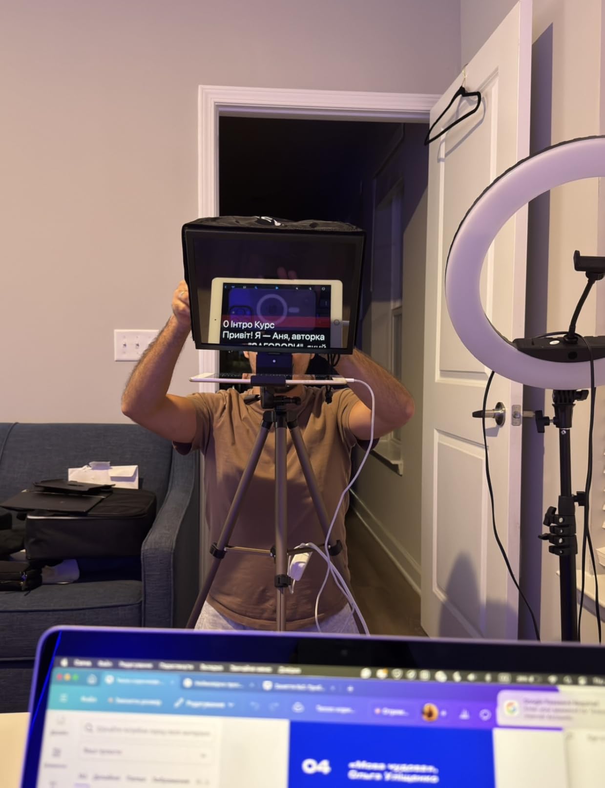 NEEWER Basics X12B Aluminum Alloy Teleprompter 12