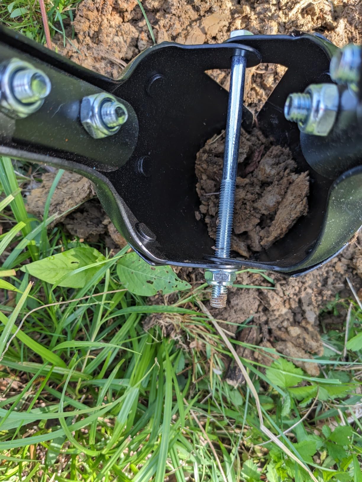 VNIMTI Post Hole Digger Tool, Heavy Duty Post Hole Digger with Fiberglass Handle, 58 Inches customer photo 2
