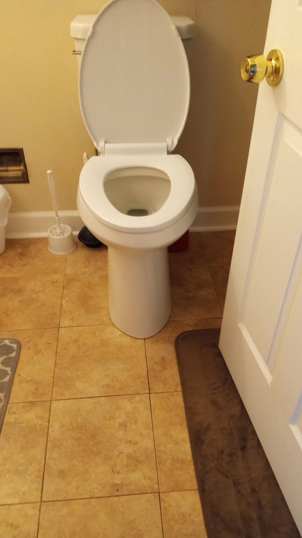 Simple Project 21 Inch High Extra Tall Toilet for Seniors & Tall Person | Elongated Comfort Seat, 1.28 GPF Powerful Single Flush High Tall Toilets, 12 Inch Rough In Bathrooms Comfort Height Toilet customer photo 1