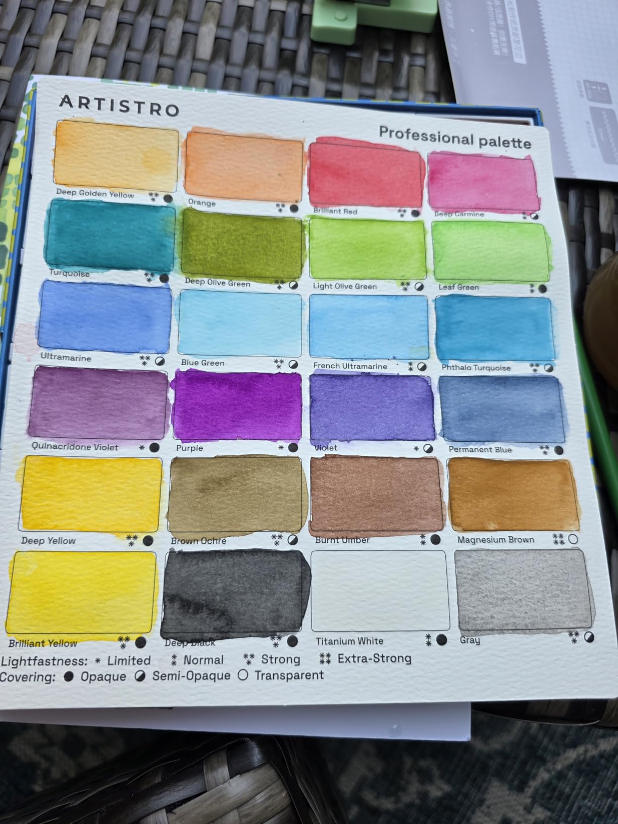 ARTISTRO Professional Watercolor Paint Set for Adults - 48 Pigment-Rich Colors, XL Pans, ASTM-I Lightfastness, High Tinting Strength Watercolor Set for Professionals made by professionals customer photo 1