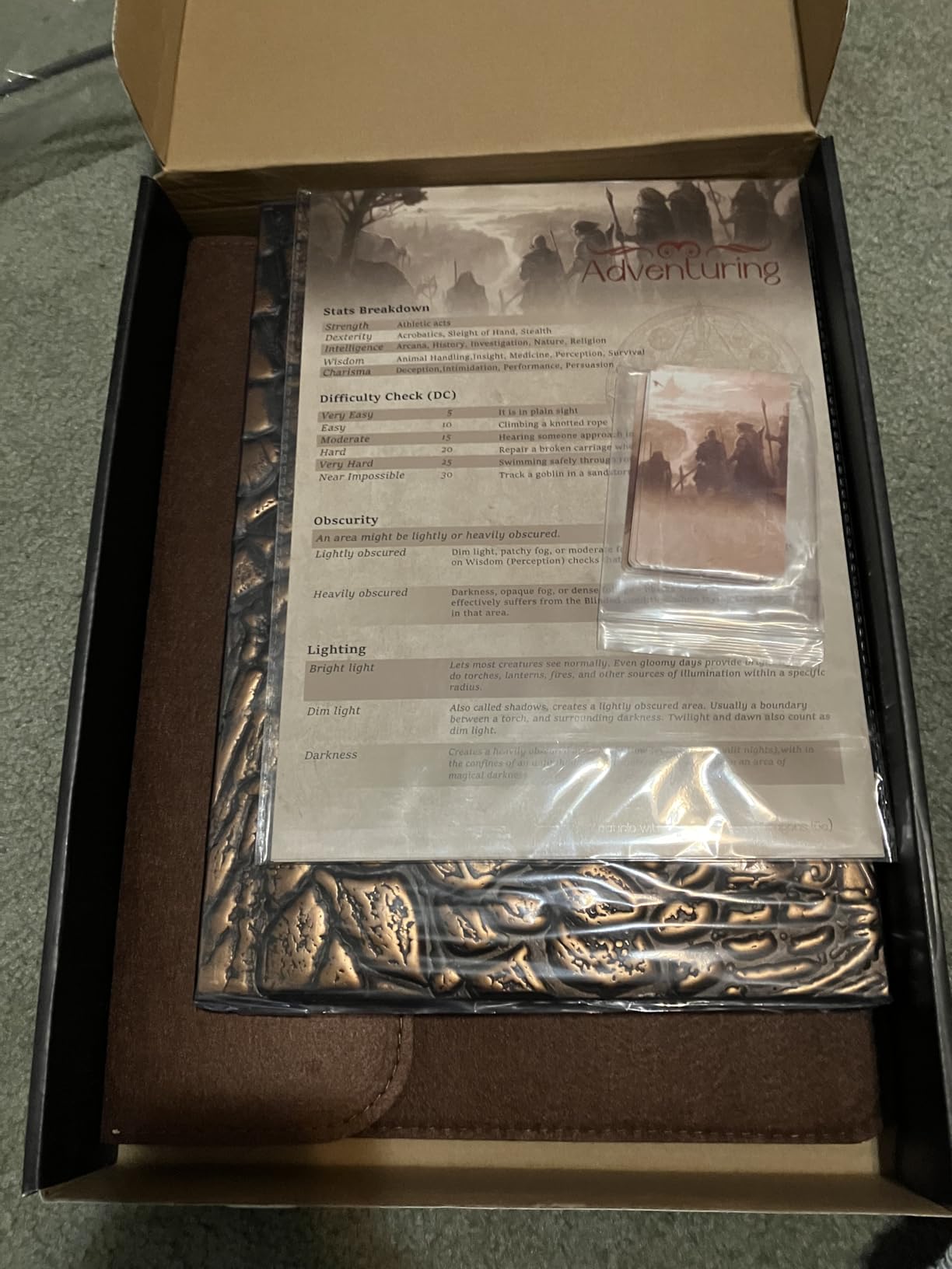 oTTTPGo DM Screen 5e, Tall Game Master Screen, 37-Inch Wide, Tracker Cards customer photo 2