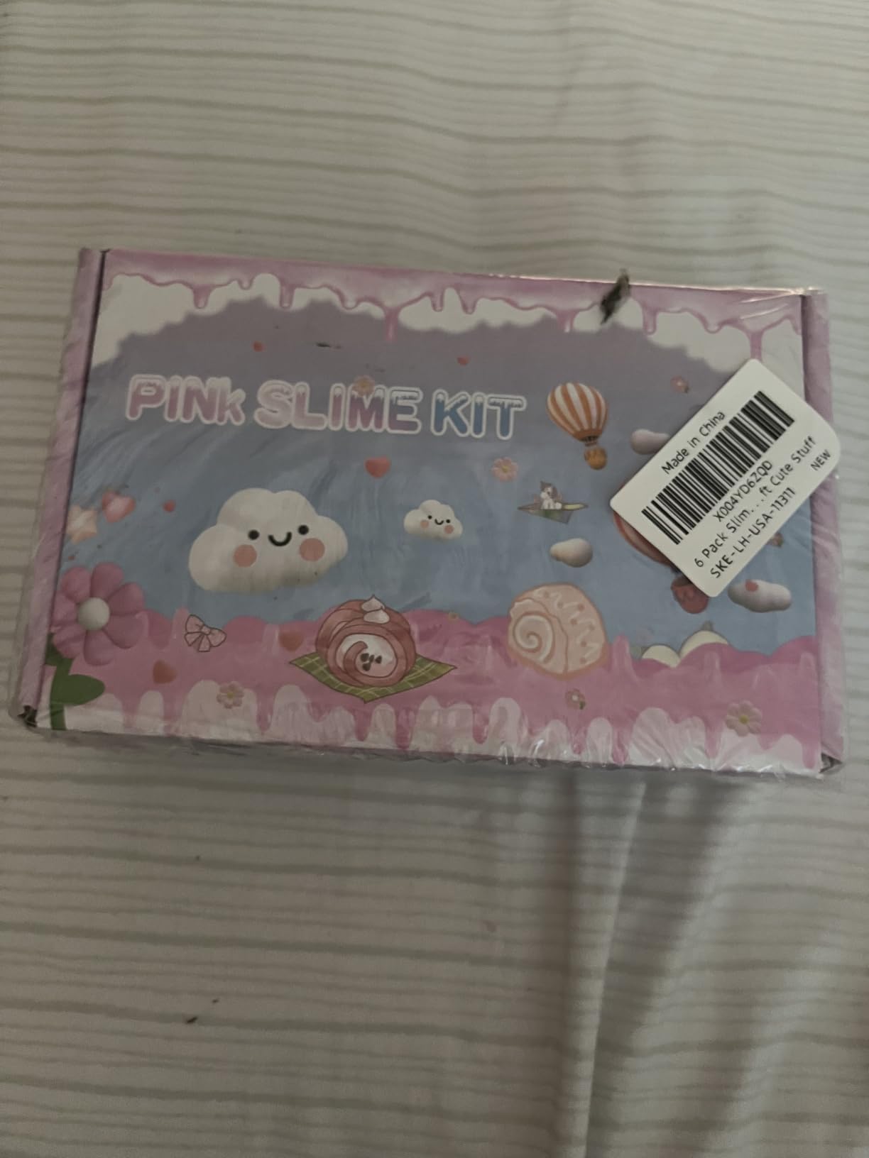 6-Pack Pink Slime Kit for Girls, Cloud Butter Squishy Birthday Gift Set customer photo 2