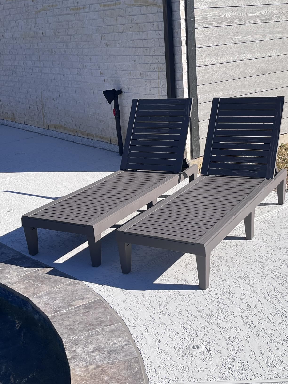 Nestl Lounge Chair Outdoor, Tanning Chair, Chaise Lounge Outdoor Set of 2 customer photo 1