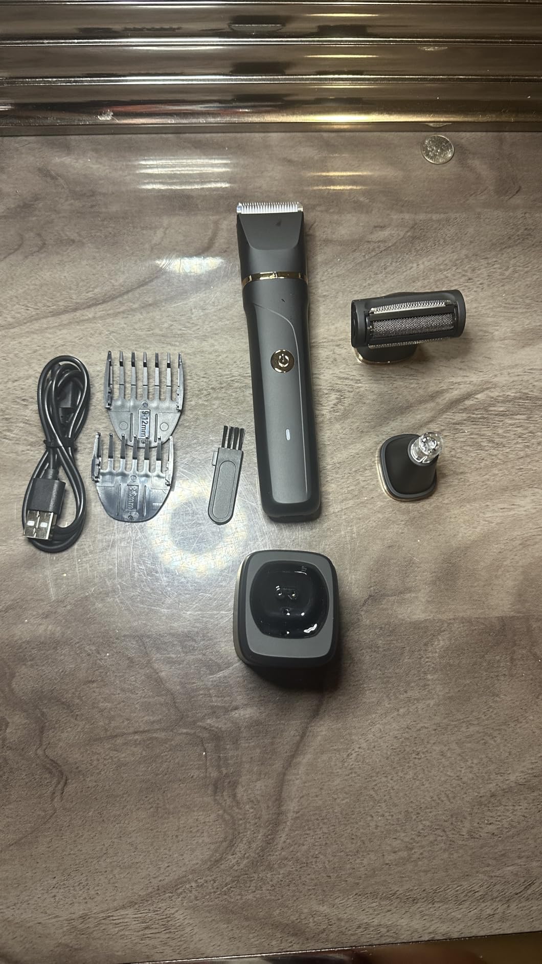 Manscape Body Hair Trimmer for Men-3 in 1 Electric Razor Groin Groomer,IPX7 Waterproof,Versatile Hair Trimmer for Ball/Pubic/Chest/Beard/Nose,USB-C Rechargeable,Gifts for Him Dad customer photo 2
