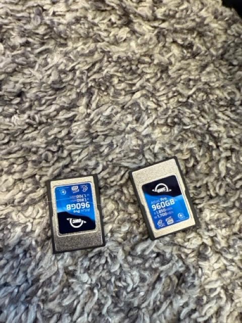 OWC Atlas Pro 480GB CFexpress 4.0 Type A Memory Card | 1850MB/s Read - 1700MB/s Write - High-performance and quality - Ingest up to 2x faster with Sony Alpha and FX cameras customer photo 2