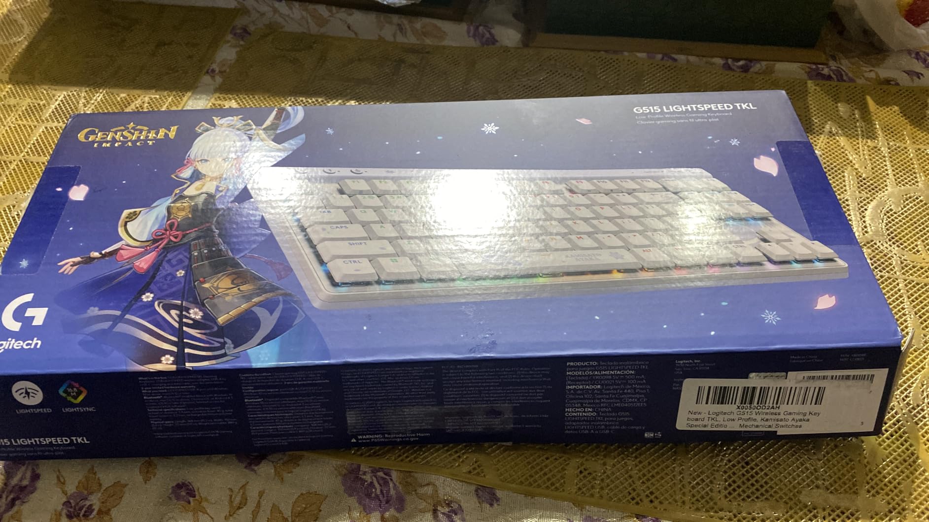 Logitech G515 Lightspeed TKL Wireless Gaming Keyboard (Tactile) - Black customer photo 1