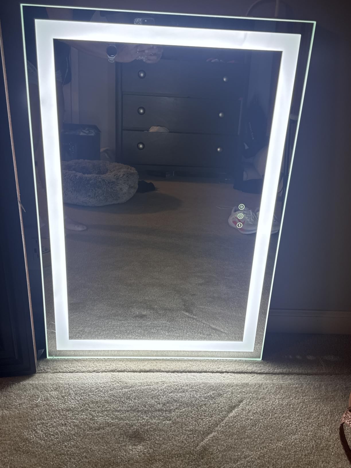 Hasipu Vanity Mirror with Lights and Bluetooth Speaker, 39.4
