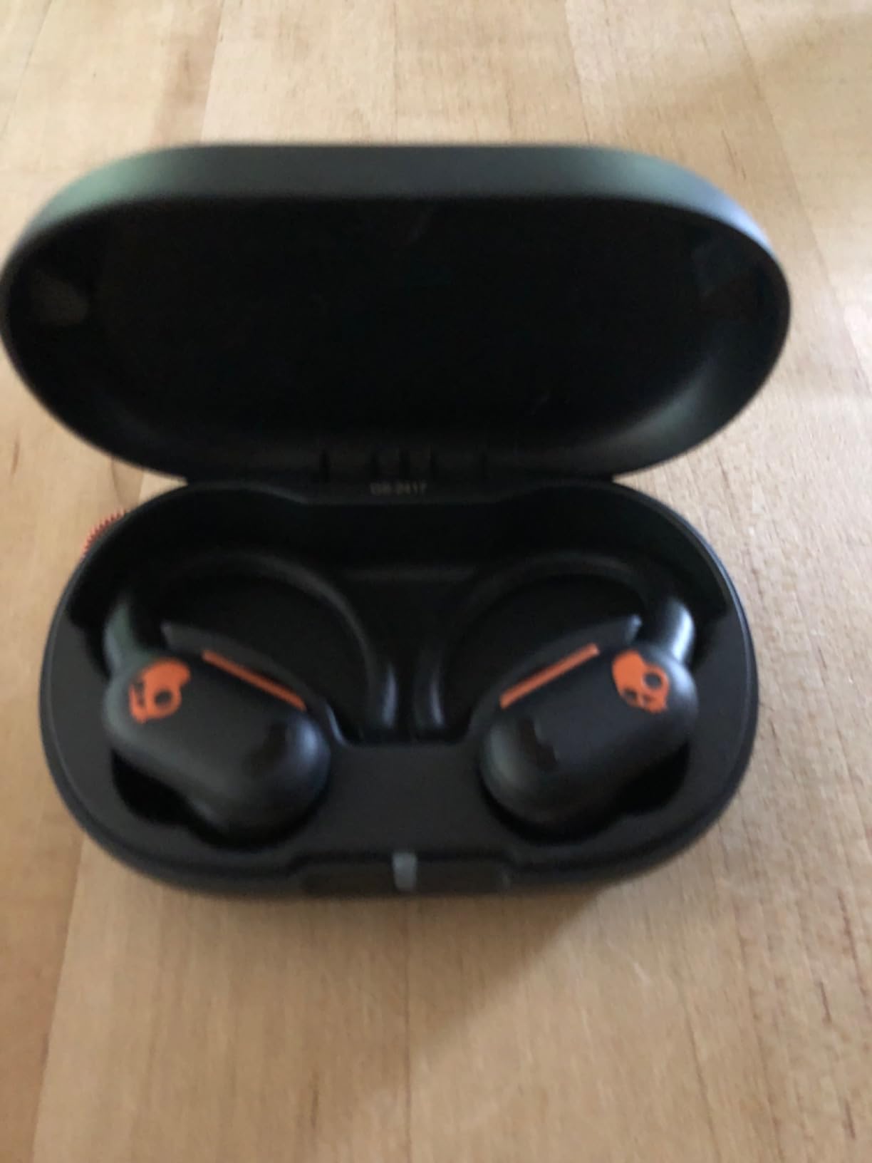 Push ANC Active Noise Cancelling Wireless Earbuds - Black/Orange customer photo 1
