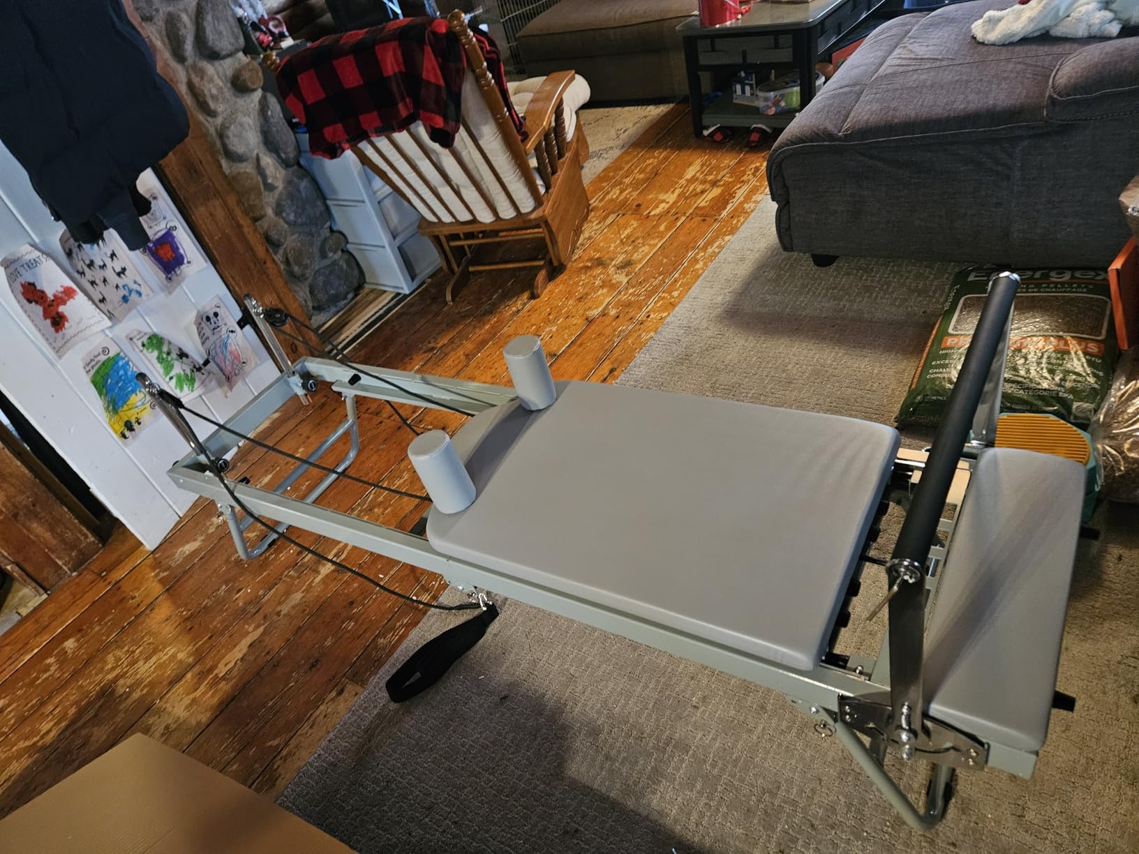 ARKANTOS Pilates Reformer Machine Foldable, Reformer Pilates Equipment for Gym Workout and Home Use, Suitable for Intermediate and Beginners Users customer photo 1