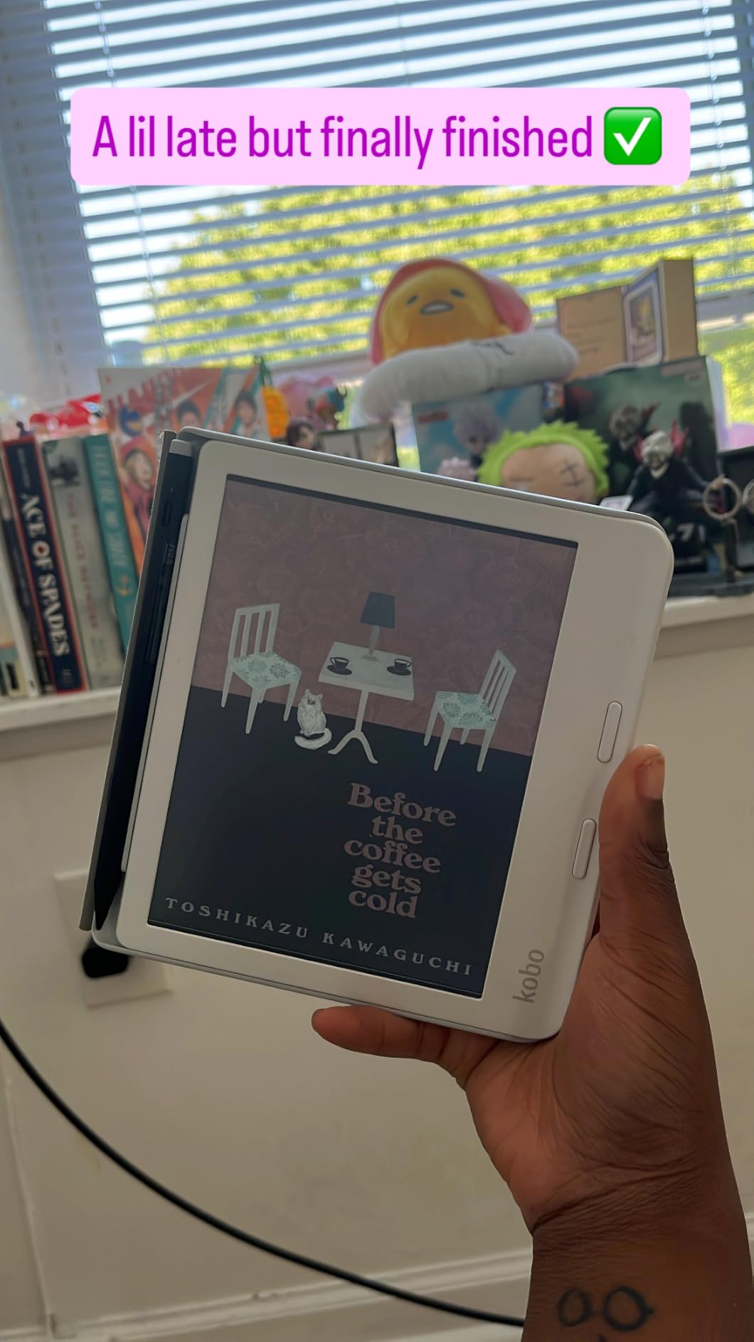 Kobo Libra Colour White eReader with Case Bundle customer photo 1