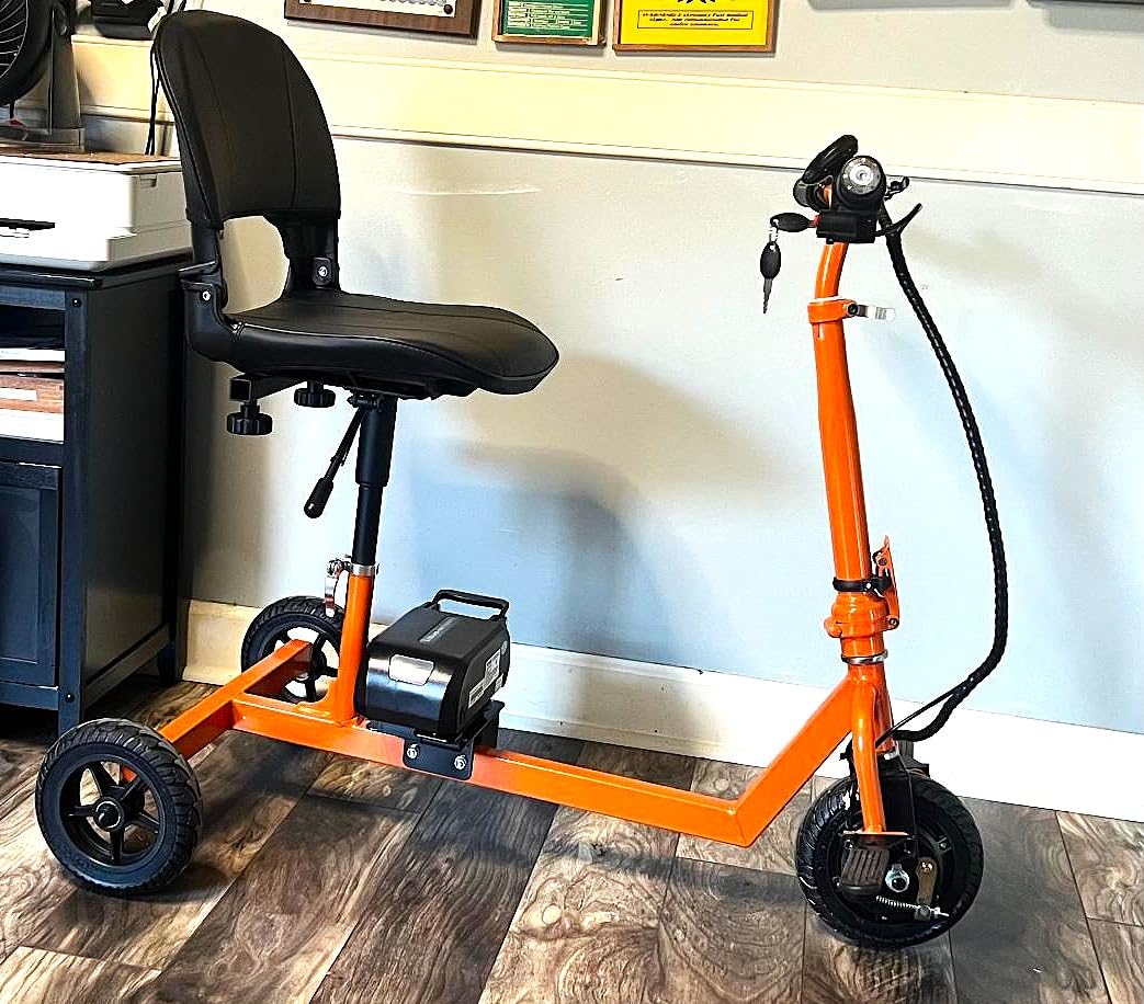 VEVOR 2025 Upgraded Lightweight Mobility Scooter for Adults & Seniors,50lb Foldable, FAA & Cruise Approved with 12 Mile Range & Removable Battery. Supports 330lbs customer photo 1