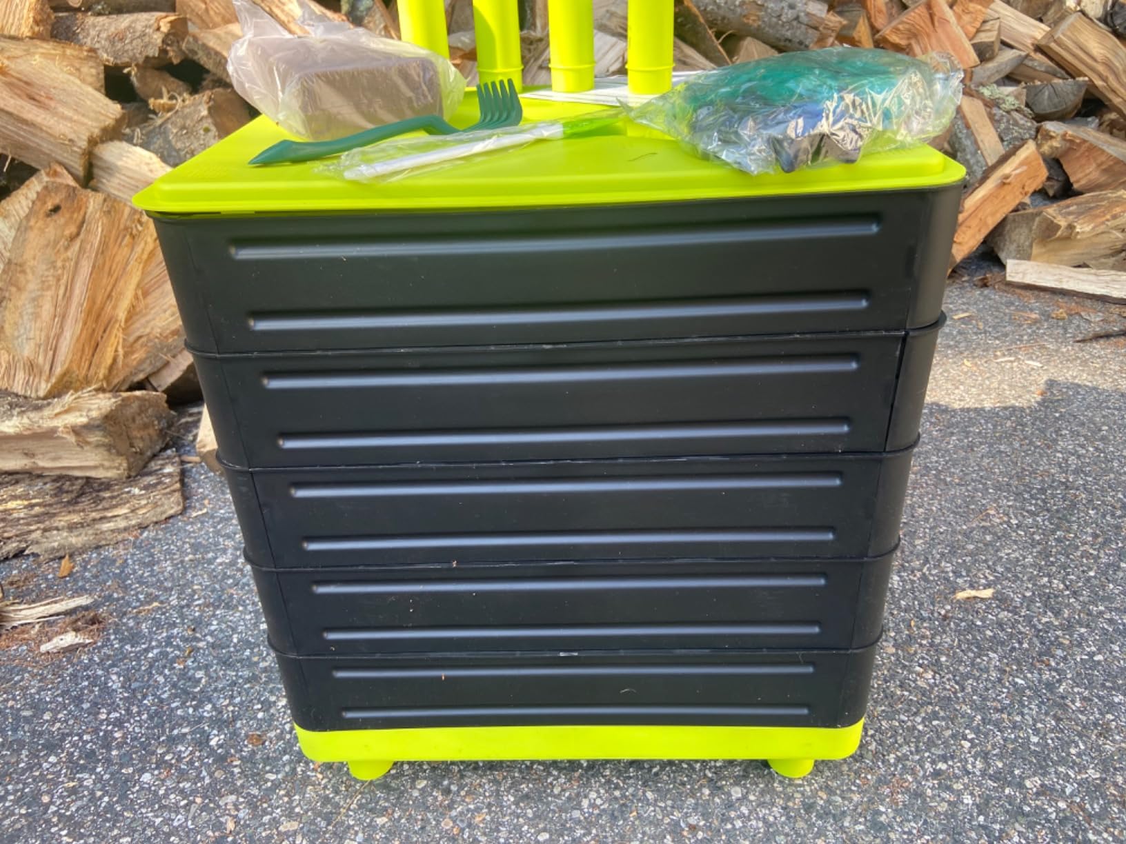 5-Tray Worm Composter,100L WormCompost Bin for Vermicomposting Starter, Indoor & Outdoor Worms Farm Composting Bin, Worm Compost Bin for Recycling Food Waste customer photo 1