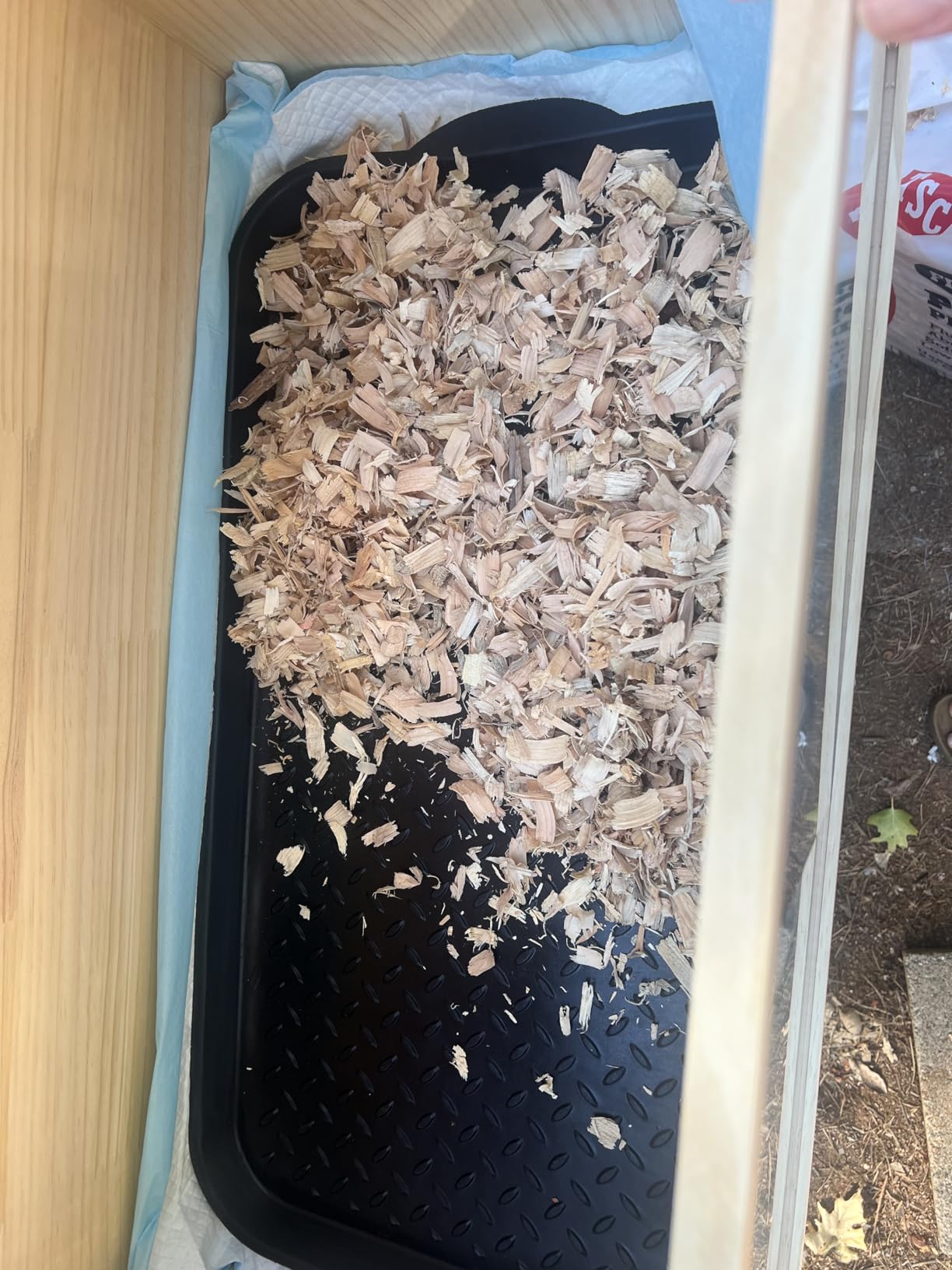 Large Wooden Chicken Brooder Box with Bulb Set and Thermometer - Brooder Box for Chicks Indoor Accommodates Up to 12 Chicks - Ideal for Chickens, Ducks, Quails, Hamsters, and Lizards(32x16x16 Inches) customer photo 2