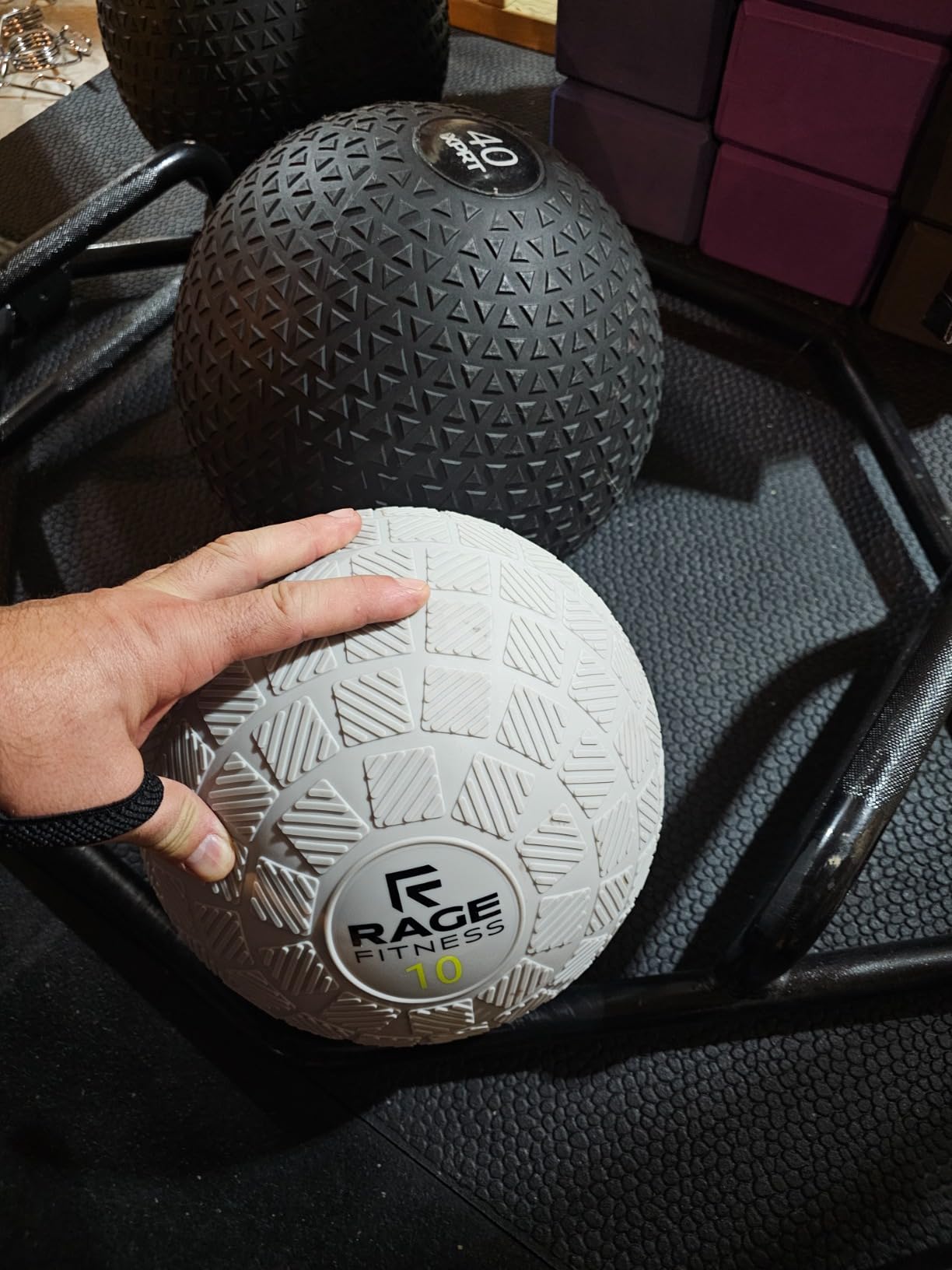 Rage Fitness Slam Ball 10/15/20lb, Medicine Balls for Training customer photo 2