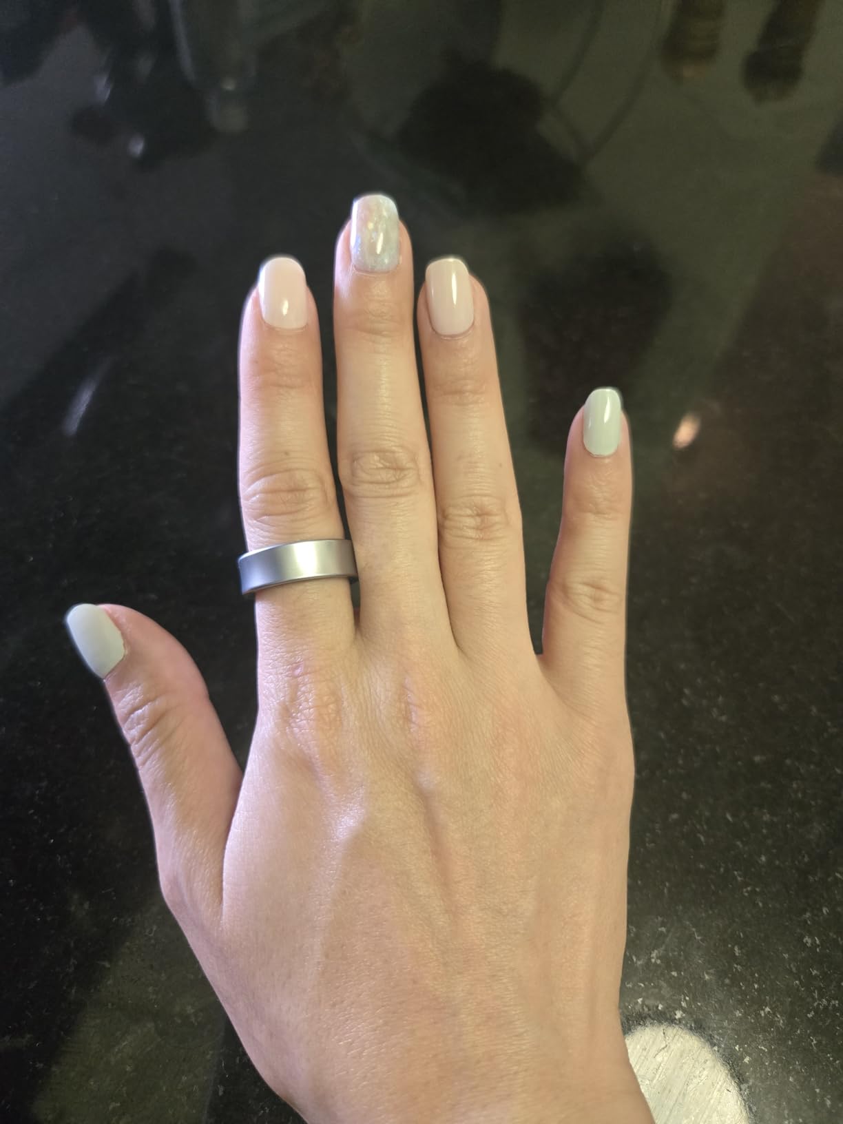 Samsung Galaxy Ring, AI Smart Ring, Size First w/Sizing Kit, No App Subscription, Fitness Monitor, Sleep Tracker, Up to 7-Day Battery, Size 7, Titanium Gold [US Version, 1Yr Manufacturer Warranty] customer photo 2