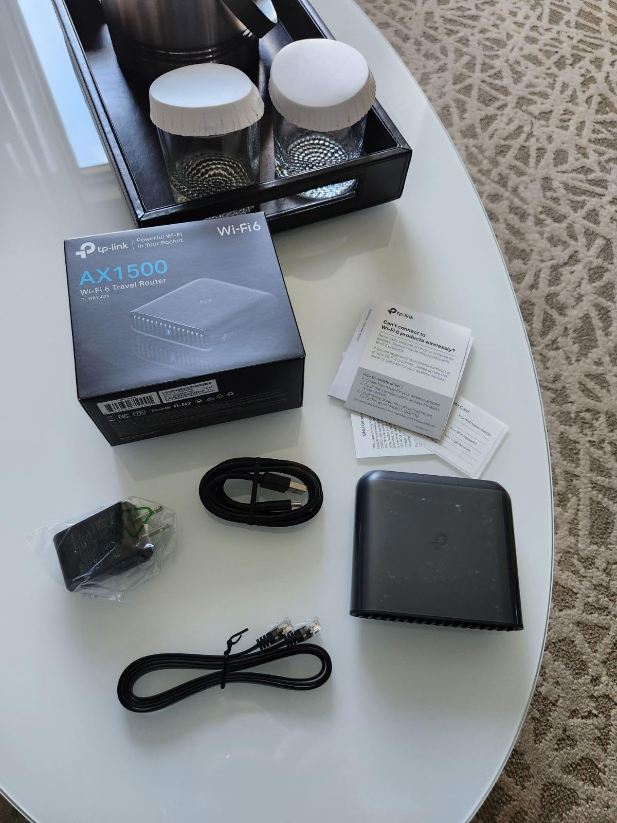 TP-Link Roam 6 AX1500 Portable Wi-Fi 6 Travel Router (TL-WR1502X) | Easy Public WiFi Sharing, Hotel/RV/Travel Approved, Phone WiFi Tether, USB C Powered, Multi-Mode, Internal Antenna customer photo 2