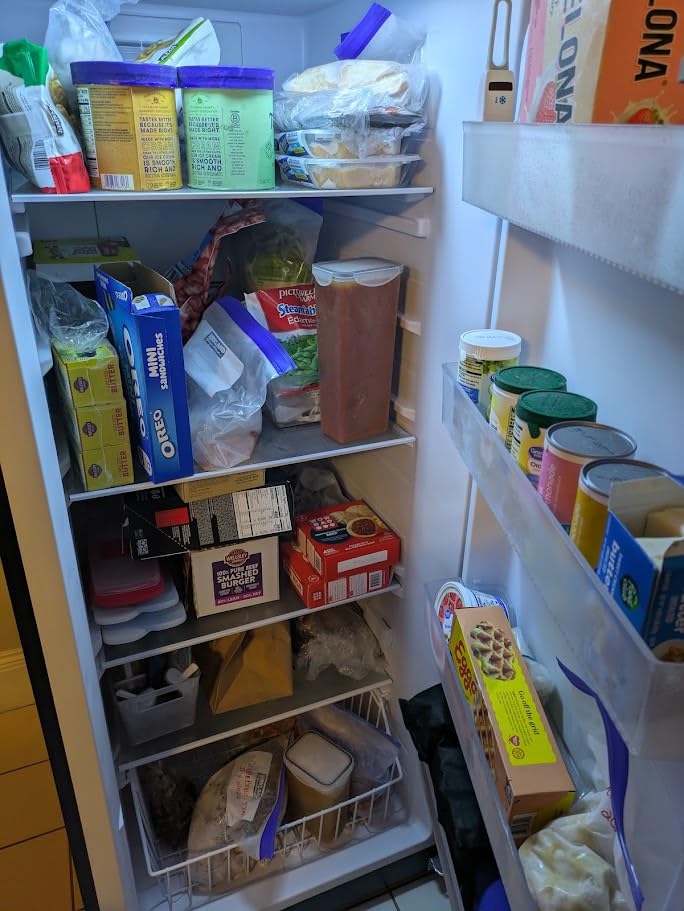 BLACK+DECKER 17 Cu. Ft. Convertible Freezer Refrigerator, BUC1700XW, White | Upright Fridge with Glass Shelves, Garage Ready Freezer, ENERGY STAR rated, Frost Free customer photo 1