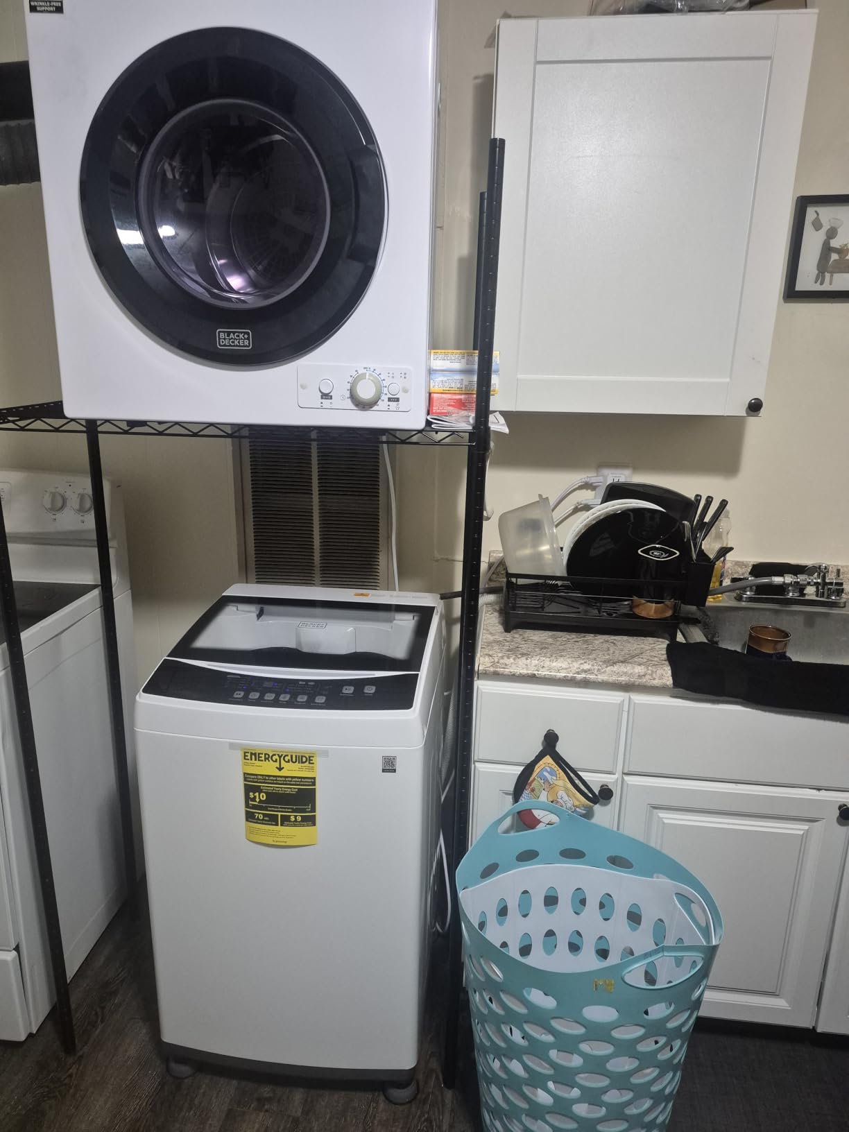BLACK+DECKER 4.1 Cu. Ft. Top Load Washing Machine with Agitator, BTLW41MW customer photo 1