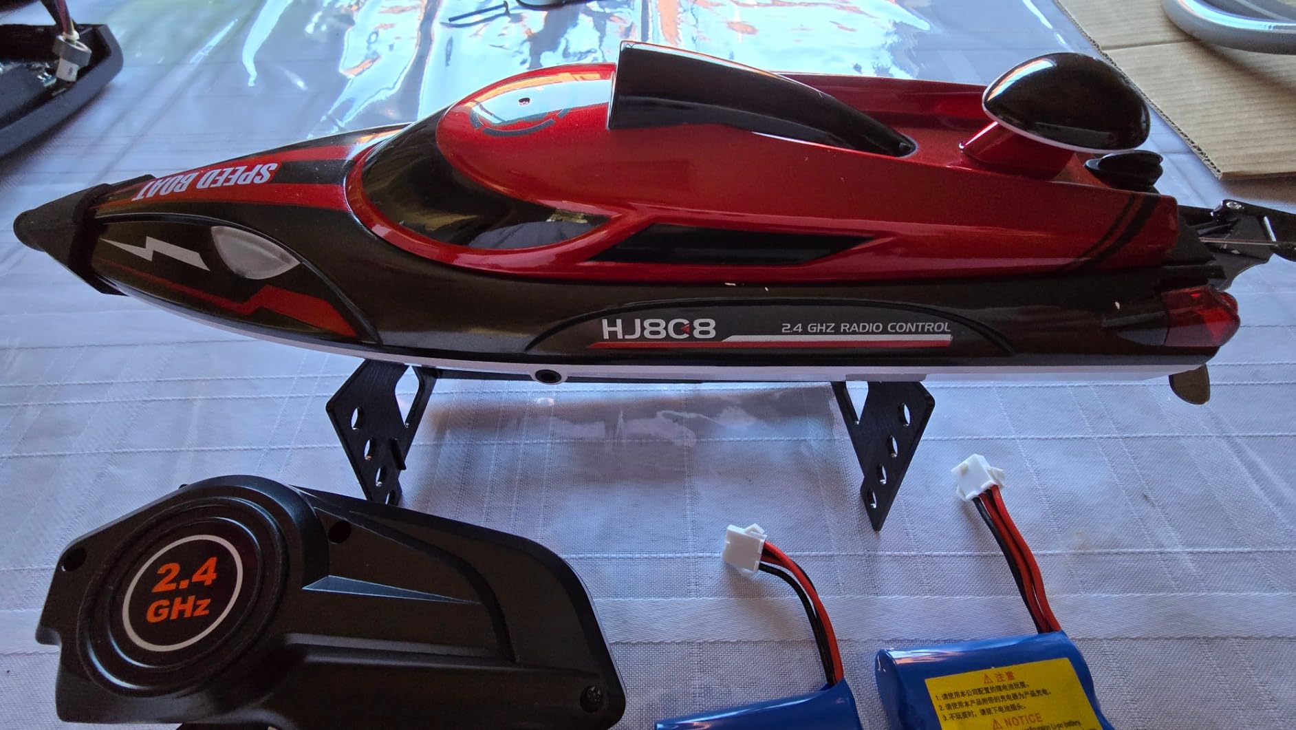 14 Inch RC Boat High Speed Remote Control Boat for Kids and Adults, 2.4GHz Outdoor Water Toy 23+ MPH Race Boat for Pool Lake & Great River customer photo 2