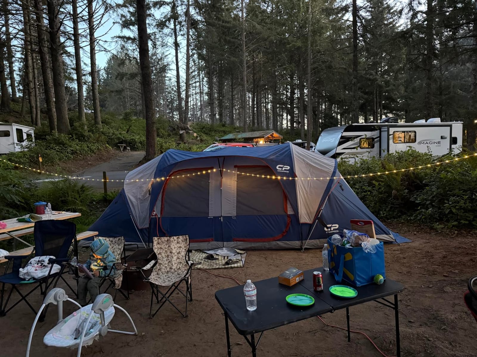 OGERY Camping String Lights 4 in 1, 32.8FT Quick Storage 8 Modes Protable customer photo 2
