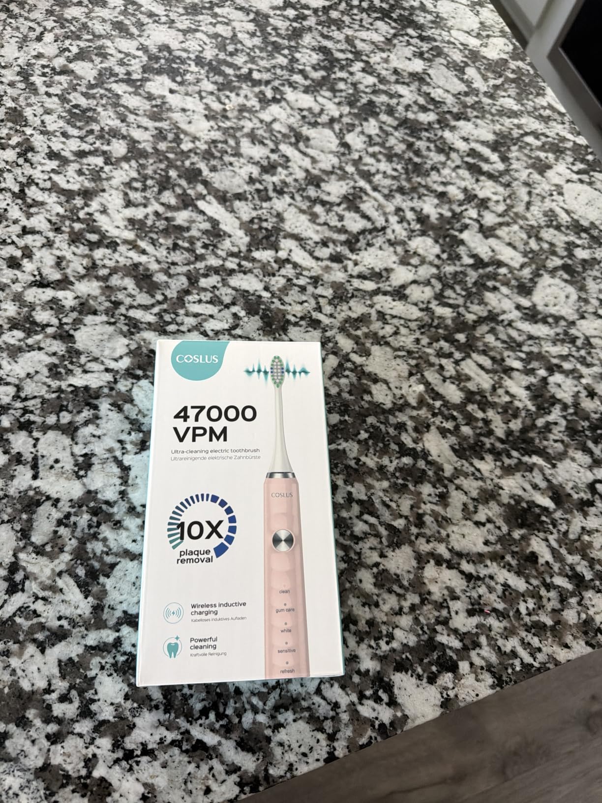 COSLUS C40 Sonic Electric Toothbrush for Adults, 47000VPM for Deep Cleaning customer photo 1
