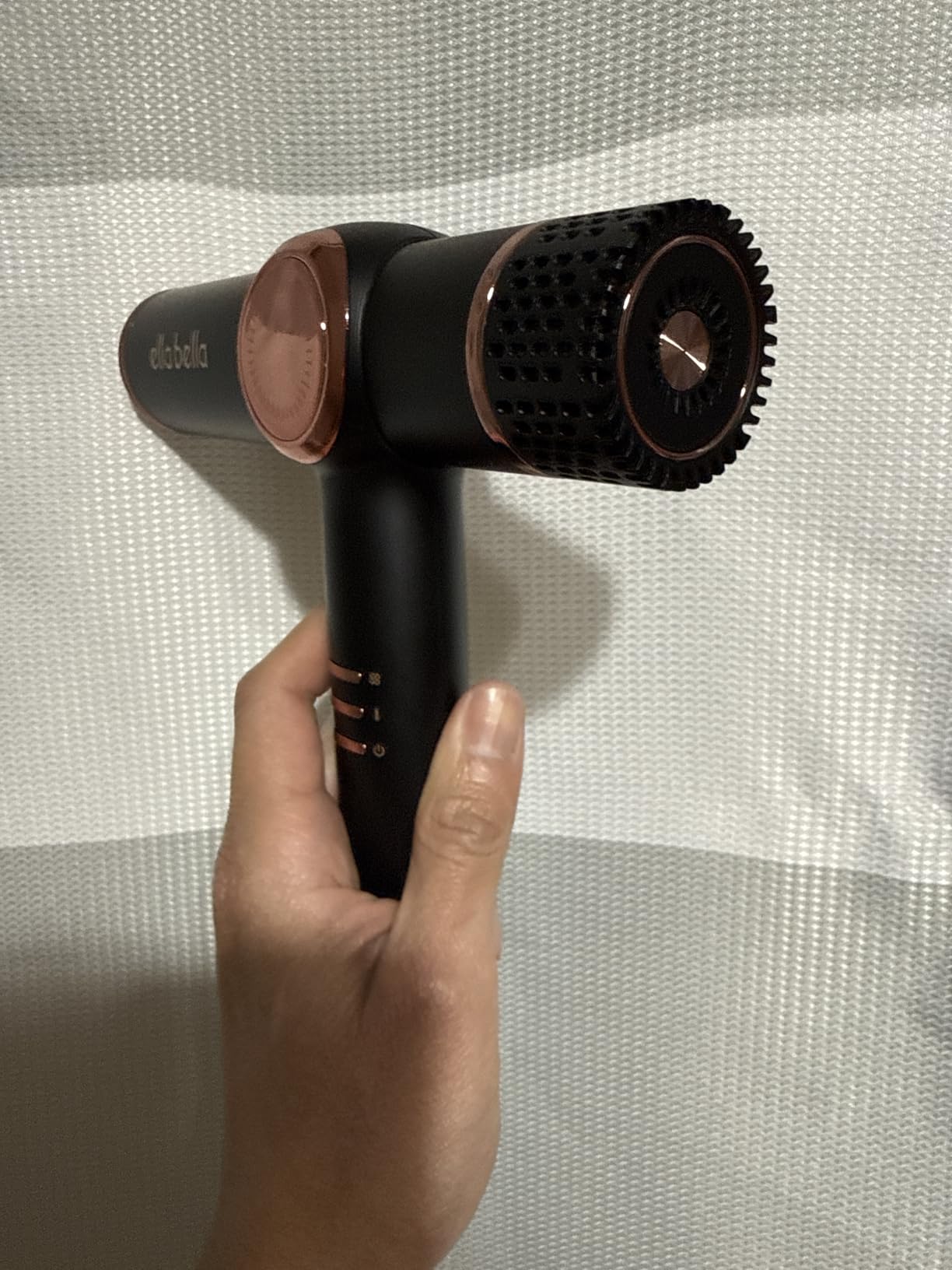 ELLA BELLA® Ionic Hair Dryer with Diffuser - Negative Ion Blow Dryer, Quiet customer photo 1