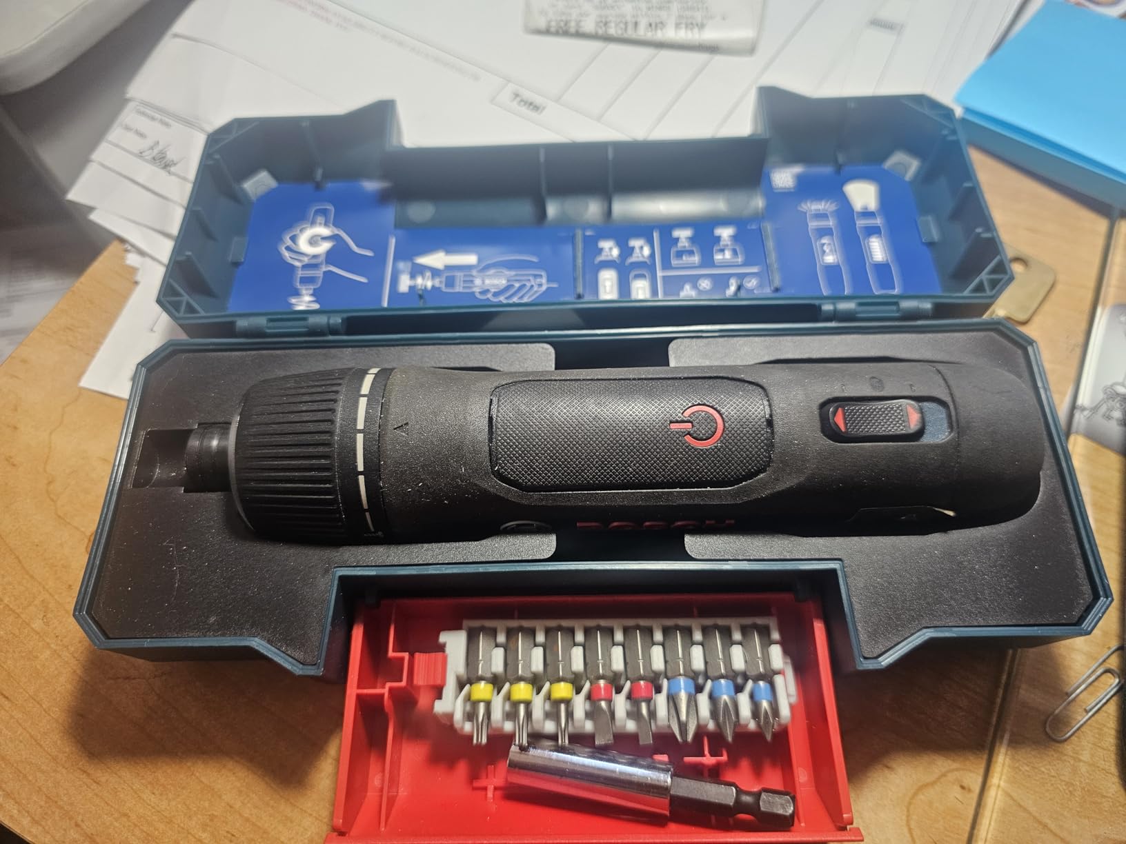 Bosch Professional Screwdriver Bosch GO 3 (incl. 8pcs bit Set, bit Holder, USB-C Cable, Mini Case) customer photo 2